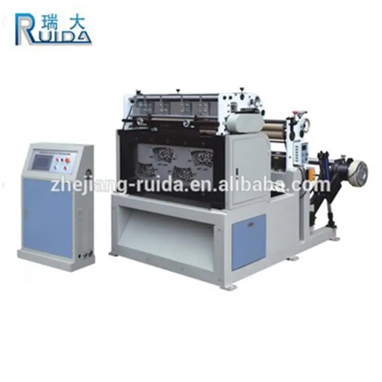 RUIDA Yeni Ürünler Alıcı Için Yeni Tip RD-CQ-850 Otomatik Etiket Rulo Kağıt Delme Ve Kesme Makinesi Die