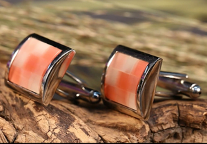 Chất lượng cao màu đá <span class=keywords><strong>antique</strong></span> khuy măng sét hộp - Product Image 3