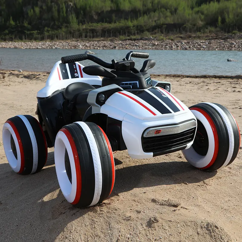 New Model Kids Electric Car Dual Drive Beach Off-Road Vehicles Four Wheels Children Electric Toys Car Battery Charge Cars