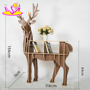 رف كتب خشبي على شكل حيوان مبتكر بأفضل تصميم W08D069 - Product Image 3