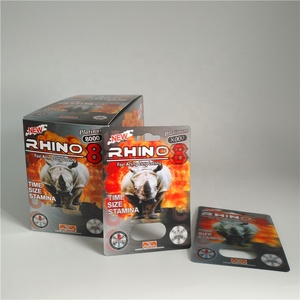 3D-Effekt Pille Medizin für Männer Verpackungs karte Rhino Black Panther Blister Verpackung Display Box - Product Image 5