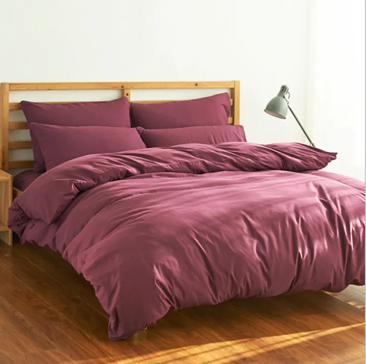 Wholesale Cheap Soft Brushed 1800 Thread Count Twin Modern Bedding Sets Microfiber Bed Sheet Sets