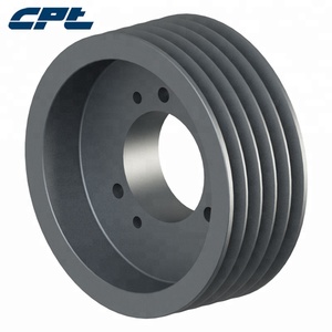 ซีรีย์ CPT 5ร่อง5C เหล็กหล่อแบบเจาะลิ้นรอกขับสายพาน V สำหรับบุช QD ปรับแต่งได้ - Product Image 2