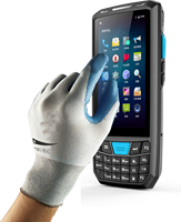 Terminal Mobile Android Tangguh Lecom Factory T80, PDA Mobil dengan Pemindai Barcode 1D 2D QR, Bersertifikat CE FCC RoHS CCC