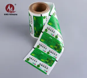 Logo disesuaikan food grade opp scrap/hdpe/nylon/pe obat makanan kemasan plastik roll film