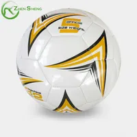 Zhen sheng hochwertige offizielle Größe und Gewicht Leder Größe 5 Fußball Fußball
