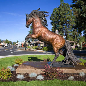 Estátua de Cavalo em Bronze de Tamanho Real para Decoração de Jardim - Product Image 4