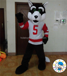Hola <span class=keywords><strong>wolf</strong></span> fantasia de mascote/animal, traje de mascote para venda
