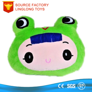 Juguetes de dibujos animados para niños 25cm Impresión de rana verde Muñeca Pareja Rana Juguetes de peluche - Product Image 4