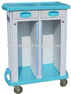 registros de los hospitales de la carretilla, carro de la historia clínica del hospital - Product Image 1