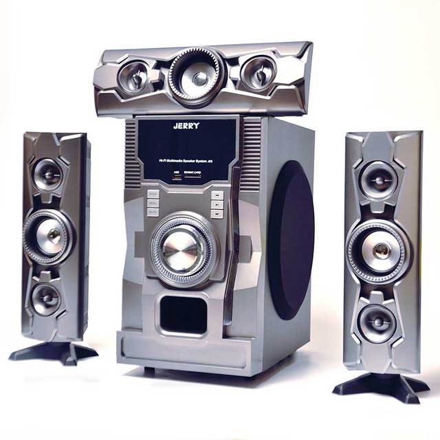 Jerry Power Home Theater Disco Music System Double 6.5 Inch Speaker With Subwoofer