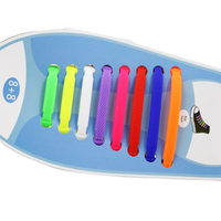 Lacets en silicone Melenlt-Lacets élastiques sans cravate pour baskets, chaussures de course, enfants et adultes, fixation facile et ajustement confortable