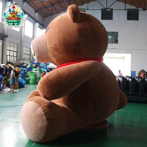 Giocattolo gonfiabile su misura dell'orsacchiotto di peluche alto 3m che fa pubblicità alla festa di evento di natale - Product Image 5