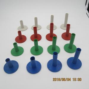 Çeşitli renk 45/ 58/ 68 / 78mm Golf Tpr kauçuk Tees tutucu Tee aralığı sürüş uygulama Mat kauçuk tee