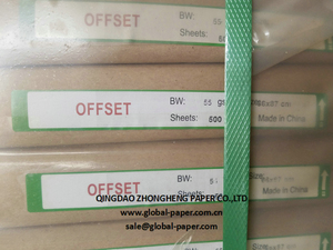 Rouleau ou feuille <span class=keywords><strong>70</strong></span> * <span class=keywords><strong>100</strong></span> <span class=keywords><strong>cm</strong></span> 55gr-180gr Papier offset sans bois de couleur blanche non couché Papier scolaire Papel Bond - Product Image 2