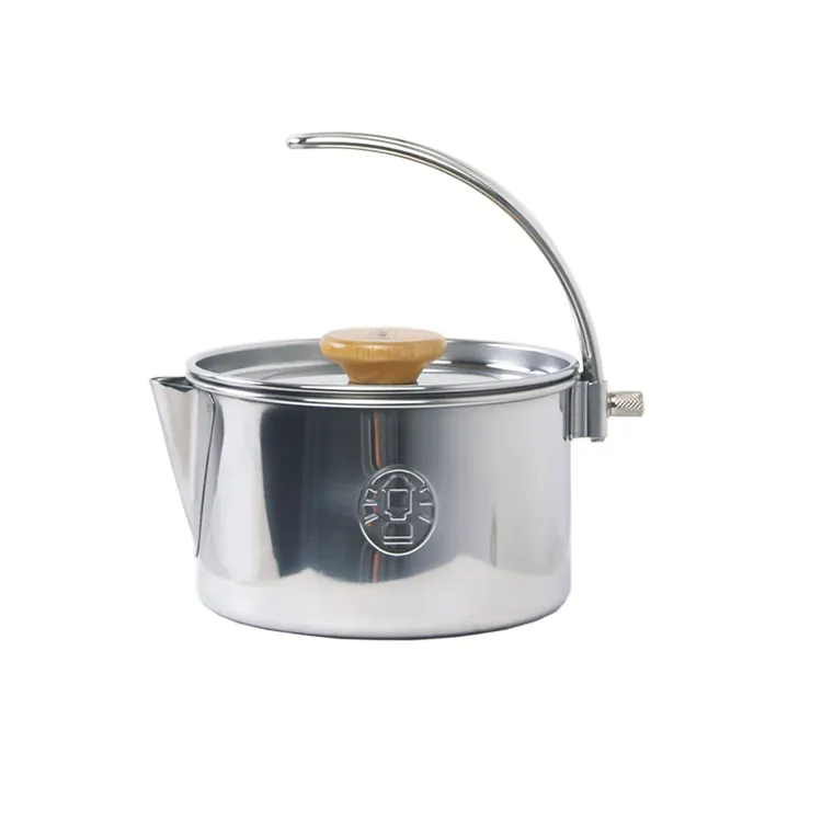 1 L Stainless Steel Outdoor Camping Cooking Pot for Hiking Picnic Camping Cookware Pot