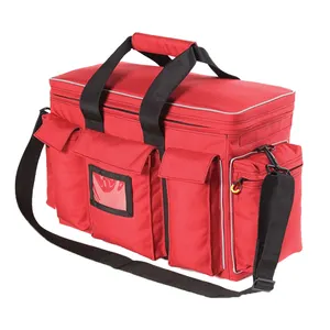 Dowsen bolsa médica de ombro do equipamento de emergência vermelho, fornecedor quanzhou kits de primeiros socorros