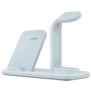 Support de <span class=keywords><strong>chargeur</strong></span> sans fil pour <span class=keywords><strong>AirPods</strong></span>, station de chargement sans fil détachable 3 en 1 pour téléphone Porte-crayon Support de <span class=keywords><strong>chargeur</strong></span> sans fil rapide - Product Image 6