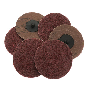3 "75mmクイックチェンジロールロック赤い表面調整サンディングディスク - Product Image 1
