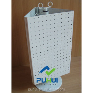 Cửa Hàng Trưng Bày Hàng Hóa Thép Pegboard Giá Khuyến Mãi Pop Kim Loại Quay Bán Lẻ Hiển Thị Truy Cập Khuyến Mãi Đứng - Product Image 5