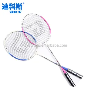 Hoge Kwaliteit String Badminton Racket Staal Goedkope Badminton Kit Met 2 Rackets