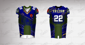 Vendita all'ingrosso della migliore squadra di colore verde maglia di Football americano gioco di pratica di combattimento uniforme di Football americano - Product Image 6