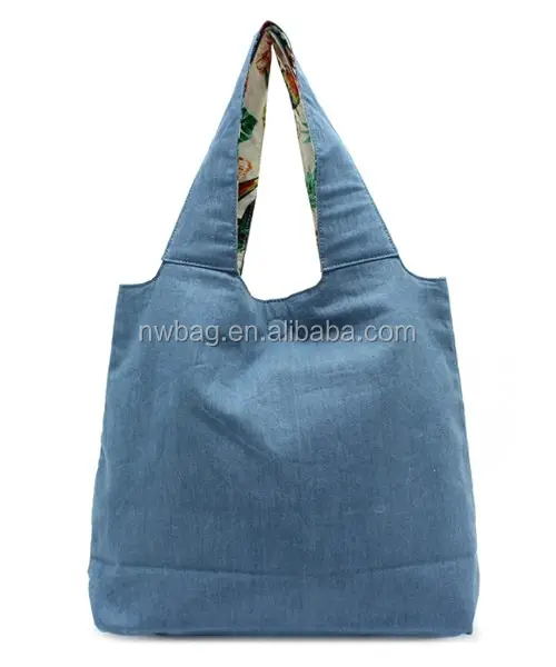 2014 new Cotton Jean Hand Bag For Lady For Shopping