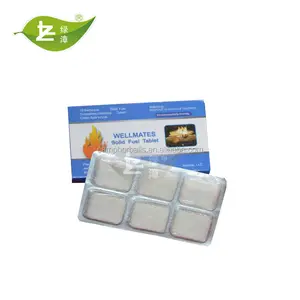 BBQ outdoor hunting camping portable Customized packing Solid Ignition block Solid fuel tablets