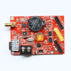 Huidu p10 outdoor led module red wifi controller HD-W61