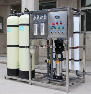 China industriales de tratamiento de agua ro sistema de purificación de agua/descarga automática ro tratamiento de agua de pozo