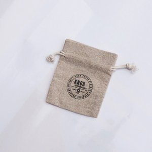 <span class=keywords><strong>Pochette</strong></span> cadeau personnalisée en lin, avec cordon en <span class=keywords><strong>chanvre</strong></span>, bon marché - Product Image 4