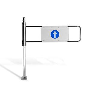 Penghalang ayunan pejalan kaki keamanan tugas berat gerbang keluar dan masuk Supermarket - Product Image 6