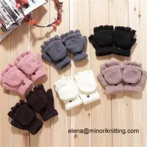 Personalizzati Ragazze <span class=keywords><strong>Guanti</strong></span> <span class=keywords><strong>Invernali</strong></span> Donne Inverno Caldo Moda Fluffy Lavorato A Maglia <span class=keywords><strong>Guanti</strong></span> Senza Dita <span class=keywords><strong>Guanti</strong></span> - Product Image 1