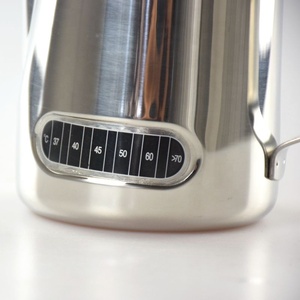 600 ml In Acciaio Inox Schiumare Brocca di Latte Brocca con Integrato Termometro per il Caffè, Cappuccino, Caffè Espresso, latte Art - Product Image 3