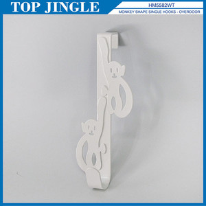 Crochet simple au design singe avec revêtement brun élégant - Product Image 2