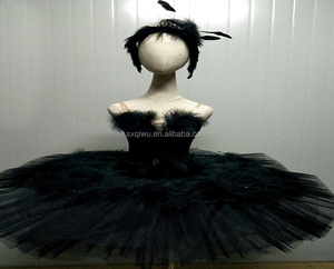 Nuovo disegno di balletto <span class=keywords><strong>nero</strong></span> gonna di <span class=keywords><strong>piume</strong></span> di balletto vestito Tutu di balletto di donne cigno <span class=keywords><strong>nero</strong></span> esegue TUTU 2018-nuovo-28 - Product Image 3