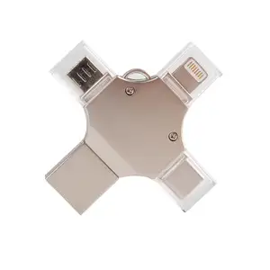 促销产品 USB 3.0 OTG USB 闪存驱动器手机 Android 4 合 1 USB 闪存