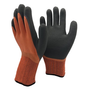 NMSHIELD-guantes de látex con forro polar, impermeables, resistentes al agua, para invierno - Product Image 4