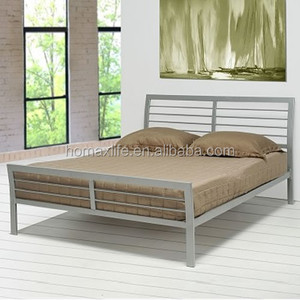 <span class=keywords><strong>Letto</strong></span> <span class=keywords><strong>Matrimoniale</strong></span> Moderno in Ferro Battuto di Lusso con <span class=keywords><strong>Doghe</strong></span> in Legno per Arredamento Casa - Product Image 1