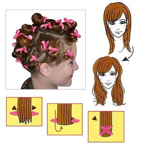Bigoudis en mousse pour cheveux, boucles sans chaleur, outil de coiffage DIY pour cheveux longs, moyens, ondulés, serrés, en spirale + bandeau gratuit - Product Image 3