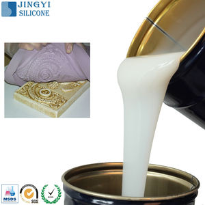 Molde líquido al por mayor materia prima de goma de silicona para estatuas de yeso moldes que hacen RTV goma de silicona estaño cura Silicona - Product Image 1