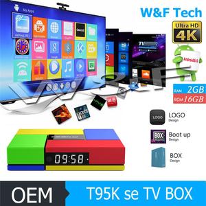 Canales de tv en vivo de streaming envío s905x t95k sí inteligente smart tv box amlogic android tv box 2 gb - Product Image 6