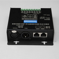 DC12-24V RGBW controlador DMX512 decodificador