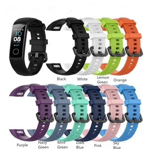 Prezzo all'ingrosso Per <span class=keywords><strong>Huawei</strong></span> Honor Fascia 4 Banda di Ricambio <span class=keywords><strong>Cinturino</strong></span> di Vigilanza Del Silicone - Product Image 1