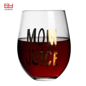 Verres à <span class=keywords><strong>vin</strong></span> gobelet transparent sans pied <span class=keywords><strong>pas</strong></span> <span class=keywords><strong>cher</strong></span> faits à la main avec nouveau logo personnalisé <span class=keywords><strong>verre</strong></span> à <span class=keywords><strong>vin</strong></span> sans pied - Product Image 3