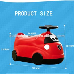 Nuevo Bebé plástico potty, inodoro de los niños, coche diseño silla insignificante del bebé - Product Image 6