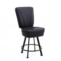विशेष कस्टम कैसीनो फर्नीचर स्लॉट वापस सीटें कपड़े शुद्ध काले सादगी के साथ कुर्सियों