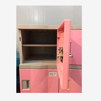 Armoire de classe moderne et économique pour étudiants - Casier de classe en PP robuste AD-STUDY AD-901A