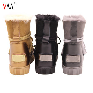 Bottes imperméables en daim pour femmes, chaussures imperméables, à la mode, meilleur prix, échantillons gratuit, - Product Image 4