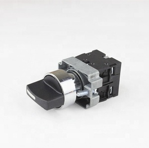 22mm 2/<span class=keywords><strong>3</strong></span> posición selector giratorio interruptor o bloqueo 1NO + 1NC dpst 10A 600 V - Product Image 3